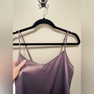 Adore Me PJ Set- Silk Top + French Terry Lounge Pants, Small *BRAND NEW!!🎁💜🆕*